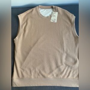 Muji French terry vest top M-L